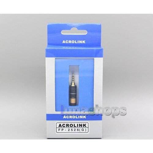 LN005558 Acorlink 2.5mm 4poles TRRS Male Plug DIY adapter For The Astell & Kern AK380 AK240 AK100i II AK70