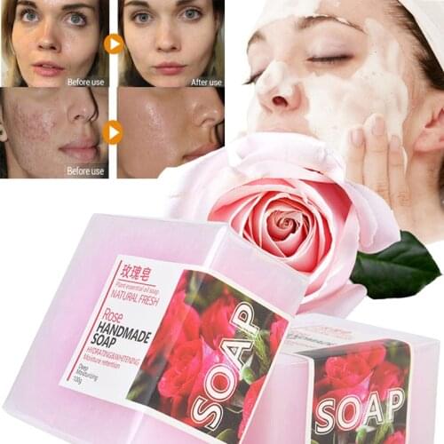 Horse Oil Soap Anti-mites Acne Treatment Skin Care Oil Control Whitening Moisturizing Face Wash Handmade Soap Shrinking Pores