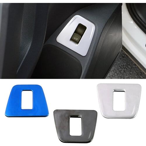 For Volkswagen VW Tiguan MK2 2017-2019 Tail Door Rear Trunk Switch Button Cover Frame Stainless Steel Trim Sticker