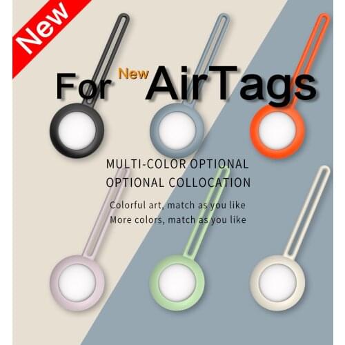 Newest Silicone Protective Case For AirTags Shockproof Anti-fall Anti-scratch Accessories Protector Cover Shell air tags casing