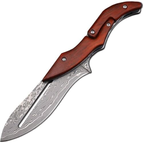 VG 10 Musk Hunting Machine Folding Knife Outdoor Camping Survival EDC Tool