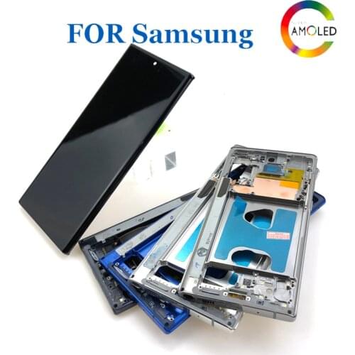 Original AMOLED for SAMSUNG Galaxy Note 10 N970F N970 N9700 LCD Display Touch Screen for Note 10 Plus Note10+ N975 N9750