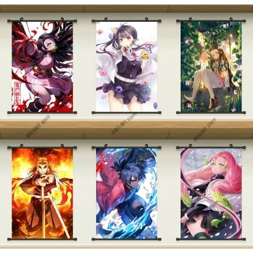 Full Square/Round Diamond Painting Demon Slayer Anime 5D Diamond Embroidery Mosaic Cross Stitch Kits Home Decoration Gift