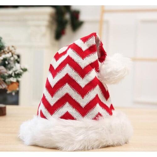 Christmas Cap Plush Cute Santa Claus Fancy Dress Hat Christmas Hats Suitable For Both Adults And Children