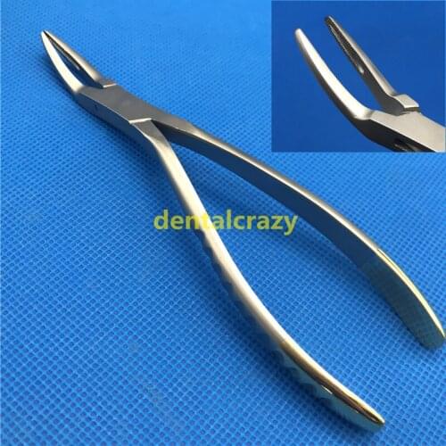 Dental Instrument Dental Root Fragment Minimally Invasive Tooth Extraction Forcep Tooth Pliers Curved Maxillary Mandibular Teeth