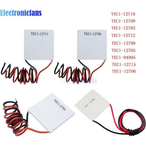 TEC1 12705 12706 12715 04905 12710 12709 12703 12712 12708 Thermoelectric Cooler Peltier TEC1-12706 12V Peltier Elemente Module