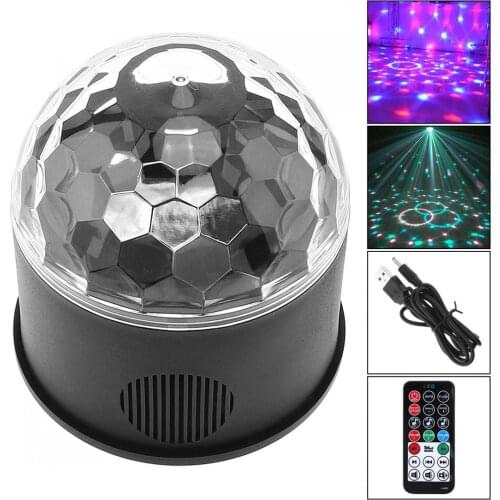 USB 5V LED Magic Ball Projector Stage Lights Strobe Club Effect Lights with Sound Control for KTV / Party / Disco / Birthday