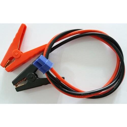 Alligator Clip To EC8 Plug Quick Connector 100A/8AWG Cable for Heavy Truck Emergency Jump Starter Engine Booster Storage Battery