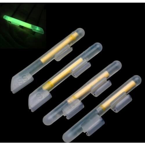 2Pcs Fishing Lightstick Night Float Rod Lights Glow Sticks Fish Lure Accessories F2TC