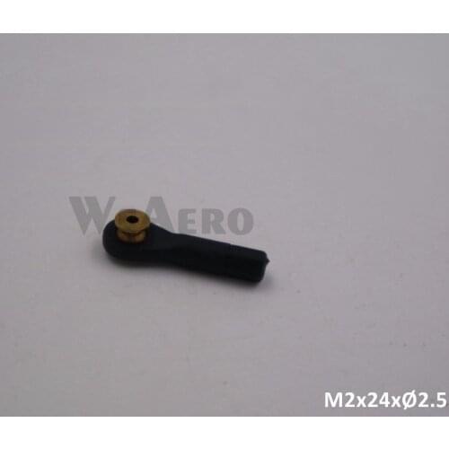 5pcs Hexagonal Ball Linkage with Washer M2.0*H6*L24*D2.5mm