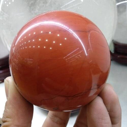 65mm SPHERE BALL RED JASPER NATURAL STONE CRYSTAL QUARTZ