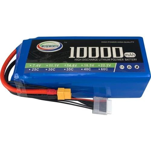 RC Aircraft LiPo Battery 5S 18.5V 10000mAh 25C Max For RC Airplane Drone Quadrotor Car Boat Toys Batteries LiPo 5S