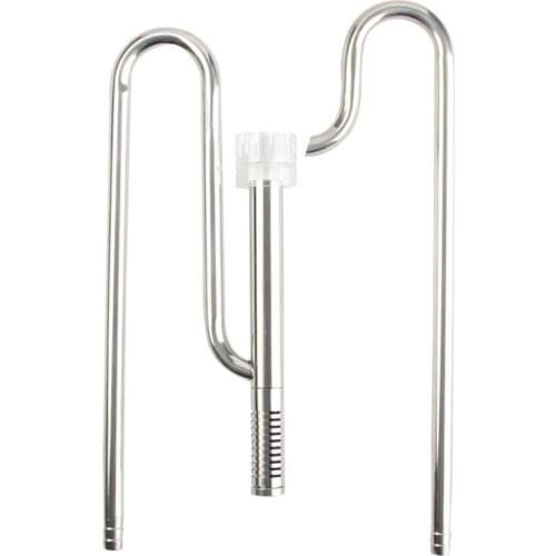 Aquarium Lily Pipe with Surface Skimmer Inflow and Outflow Stainless Steel for Aquarium Filter Planted Fish Tank Filter P7Ding