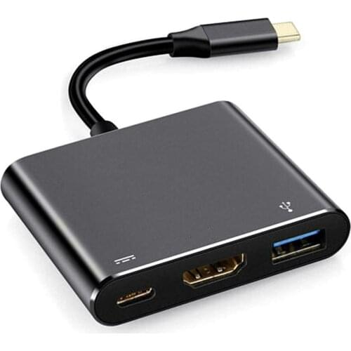 USB C To HDMI-compatible 3 in 1 Cable Converter for Usb 3.1 Thunderbolt 3 Phone To Monitor Type C Switch To HDMI-compatible