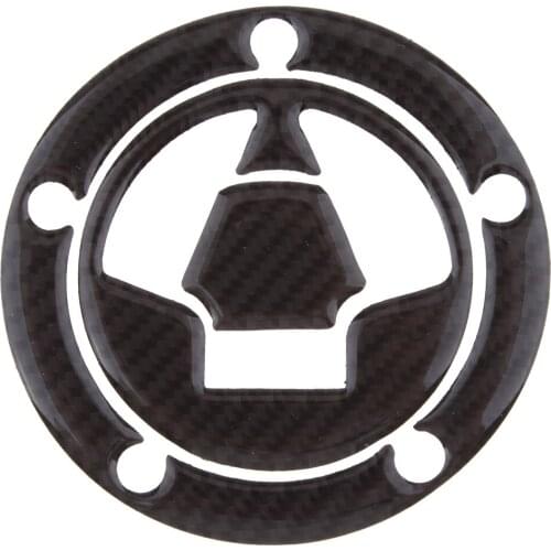 Carbon Fiber Fuel Tank Cap Cover Pad Decal for Kawasaki Ninja 300 EX300