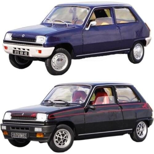 Simulation Alloy Car Model 1:18 NOREV Renault 5 Alpine Renault 1976 Collection Ornaments Decoration Birthday Present Boys Toys