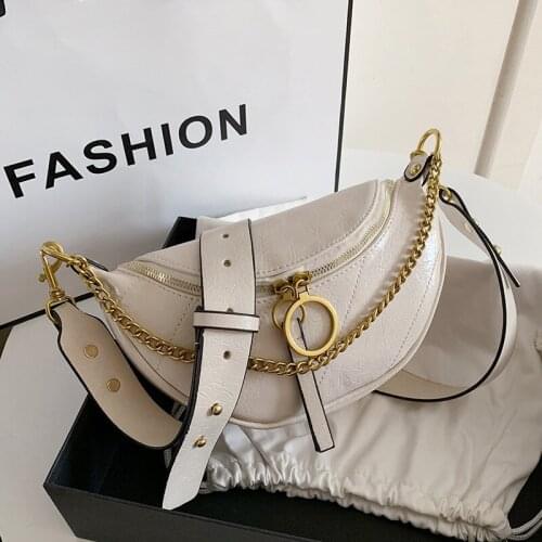 Fashion designer Shoulder Bags Retro Casual Women Totes crossbody bags Female Leather chest Chain Handbag for Women 2021