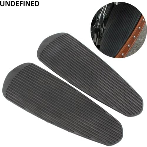 Motorcycle Black Floorboards Foot Pegs Pedal Pads Footrest For Indian Chief Dark Horse Chieftain Roadmaster Springfield 14-19