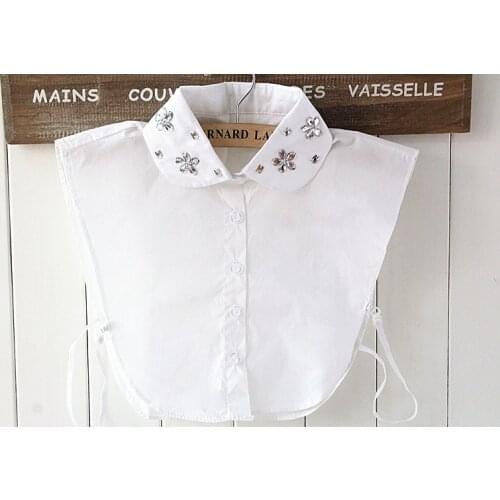 False shirt collar fake wild False collar cute flower cotton Fake collar vintage female all-match shirt decoration false collar