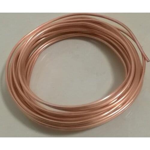 Outer diameter about 3 mm, Soft Condition Air Condition Refrigerator Repair Copper Tube DIY Material, Length about 5 meters
