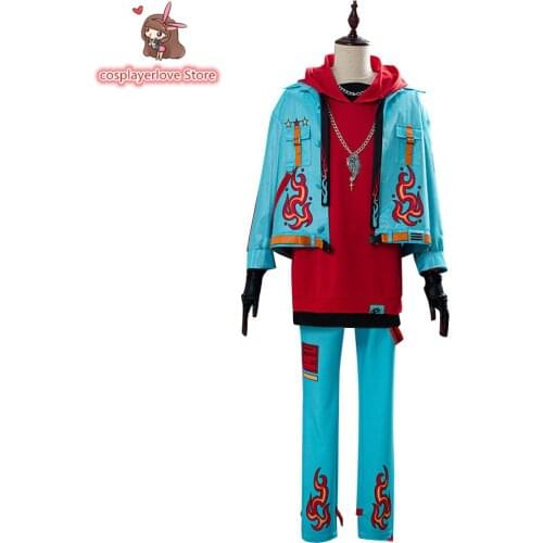 Paradox Live HIPHOP Allen Sugasano Cosplay Costume for Halloween Christmas Carnival