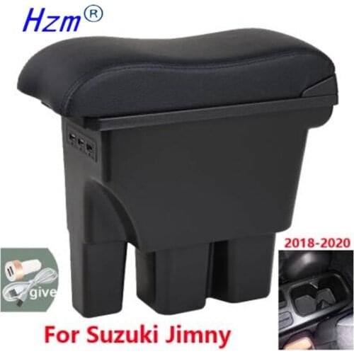 For Suzuki Jimny Armrest Jimny 2021 2020 2019 2018 JB74 Retrofit parts Car Armrest box Storage box car Interior accessories 3USB