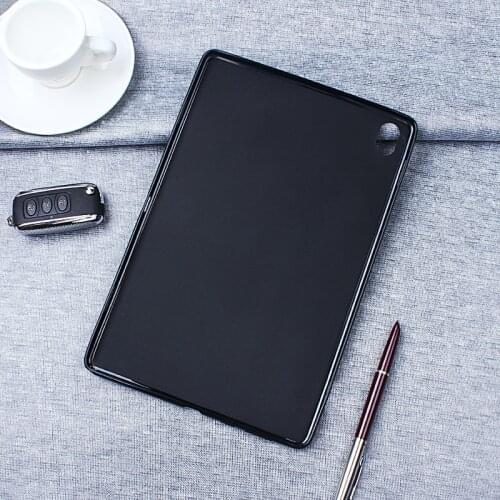 Anti-scratch Shockproof Ultra-Thin Tablet Case For Lenovo Xiaoxin Pad Plus 11Inch 2021 TB-J706F Black Transparent Silicone Cover