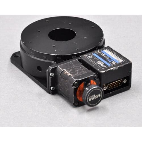 R axis SGSP-H120YAW Sigma ultra-thin optical rotary table high precision hollow 120 * 120mm table