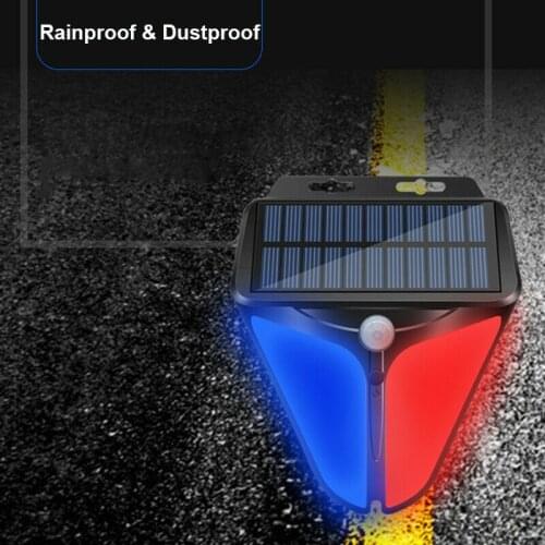 Solar Alarm Light Wireless Motion Sensor Security Lamp Outdoor Waterproof for Garden Yard UD88