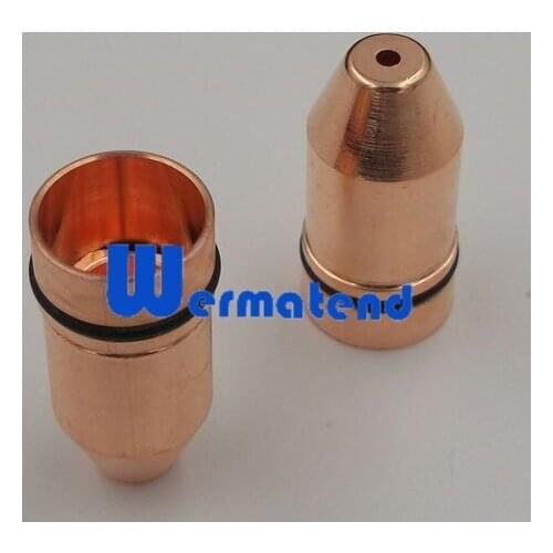Wermatend Factory price for cutting head nozzles diameter 1.0 1.2 1.5 2.0 2.5mm best quality cu double nozzles