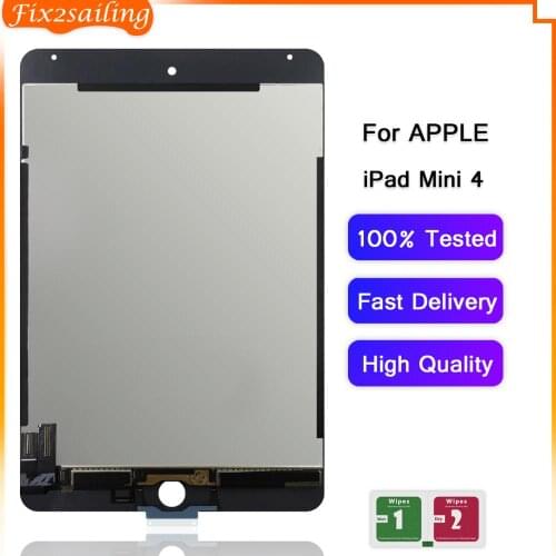 LCD Display For Apple iPad Mini 4 A1538 A1550 LCD Display Digitizer Sensors Assembly Panel Replacement For iPad mini 4