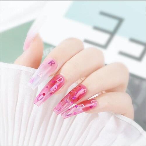 1box Holographic Nail Art Sequins Heart Letter Snowflower Laser Glitter Flakes Paillette UV Hollow Manicure Decorations T1773