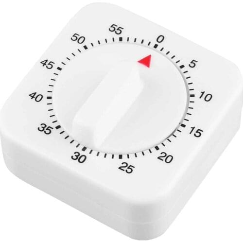 1PC 60 Minutes Kitchen Timer Dial Timers Alarm Reminder Count Down Counting 3s Reminder Tool for Kitchen Food Preparation