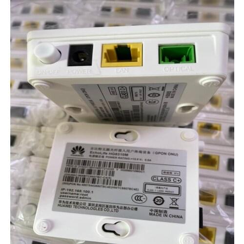 10PCS Huawei GPON ONU ONT HG8310M 1GE FTTH Modem, SC APC interface English firmware