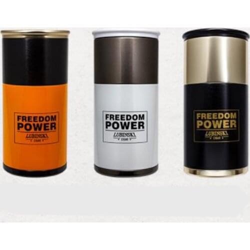 LUBINSKI Metal Cigar Humidor Jar Travel 5-7 Tube Cigar Case W/ Humidor Humidifier Hygrometer Humidors Box Fit COHIBA Cigars