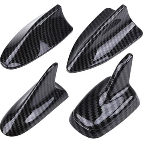 Decorative Shark Fin Antenna,Carbon Fiber Look,Universal Modeling Decorating Parts, No function Dummy Aerial Car Accessories