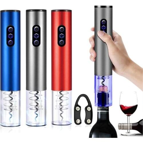 Electric Wine Automatic Bottle Opener Portable Bottle Open Household Foil Cutter Electric Wine Opener Kichen Accessories