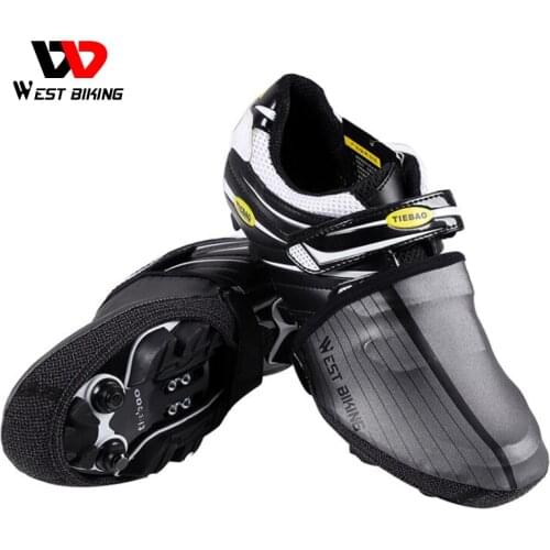 WEST BIKING Cycling Shoes Cover Half Palm Reflective Waterproof MTB Road Bike Overshoes Equipment Bicycle protective Shoe Cover