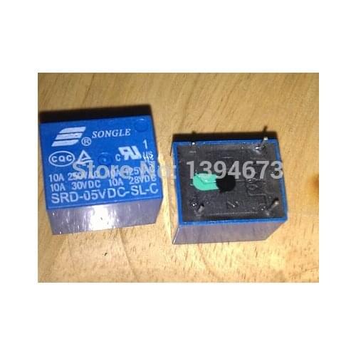 HOT NEW 5V relay SRD-05VDC-SL-C SRD-5VDC-SL-C 5V 5VDC DC5V 10A 250VAC 4PIN
