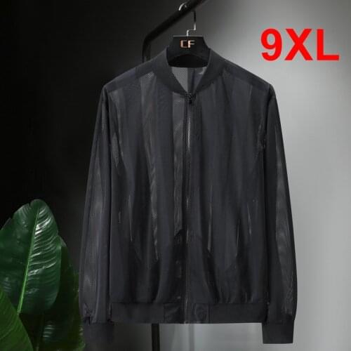 Thin Jacket Summer 2021 Fashion Casual Breathable Jackes Coats Men Sun Protection Clothing Fishing Outwear Male HA164