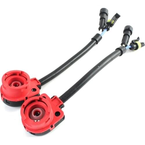 D2s D2r Hid Bulb Is Refitted Into Amp Aftermarket Ballast Adapter, And The Converter Socket Is Made Of High-quality Polyester M