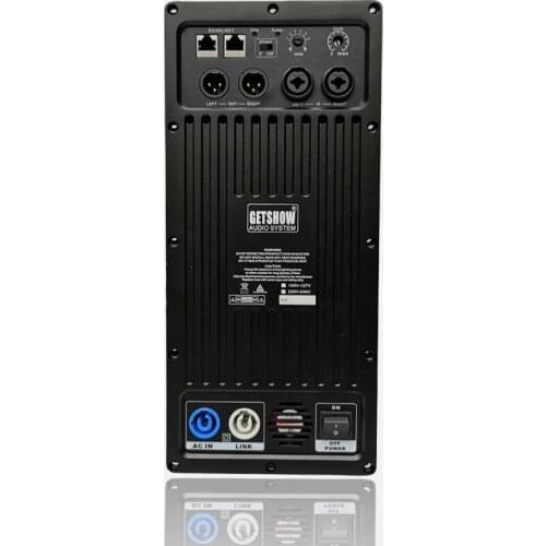 GETSHOW 2400W Subwoofer Amplifier Module Professional Speaker Plate Amplifier Class D with DSP Audio Processor