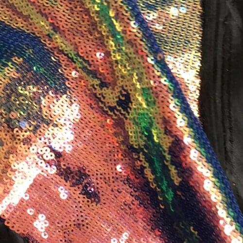 GLace 1Y/lot 3mm encryption sequins glitter fabric night dress performance bag shoes material TX1157