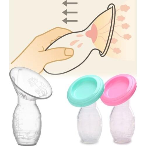 Baby Feeding Manual Breast Pump Partner Breast Collector PP BPA Free Automatic Correction Breast Milk Silicone Pumps Baby Care