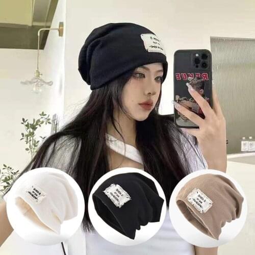 Skullies Beanies Men 2021 Knit Hat Female Fashion Applicate Hip Hop Hat Bonnets Caps Man Autumn Winter Hats For Women Hat Gorros