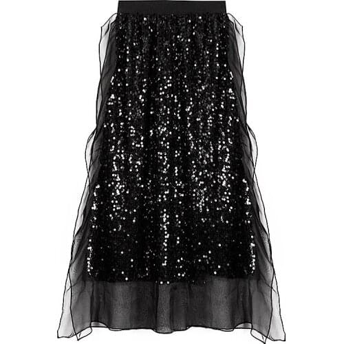 Spraying High Waist Skirts For Women