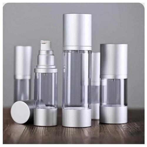 30ml Empty Sample Airless Pump Cosmetic Aluminum Container Small Lotion Pump Vacuum Eye Cream Airless Bottles Pump 300pcs/lot