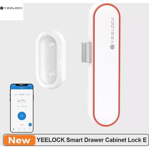 YEELOCK Smart Drawer Cabinet Lock E Keyless Bluetooth APP Unlock Anti-Theft Child Safety File Security Drawer Switch