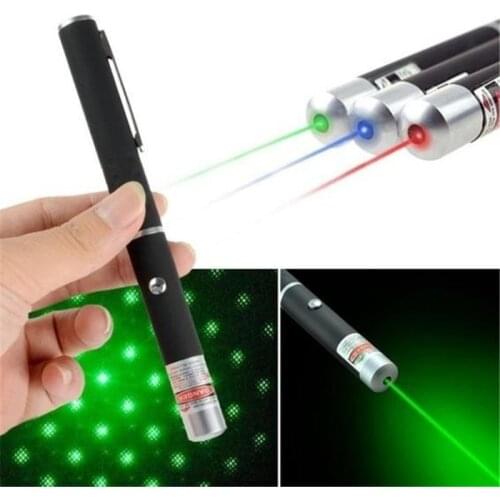 Green/Red/Purple Laser Pen Powerful Beam Light Lamp Presentation 405nm 5mw Laser High Power Outdoor Hunting Laser Sight Device