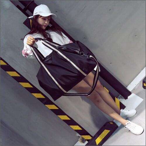 Womens Travel Bag Weekend Travel Bag Weekend Sailing Bag Fashion Versatile Solid Color One Shoulder Portable Large Capacity